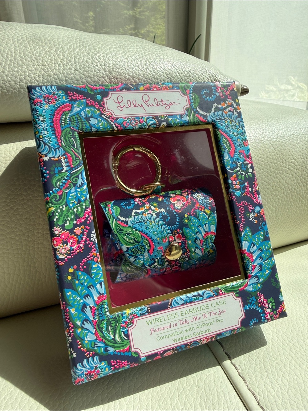 Lilly Pulitzer Wireless Airpod Pro Earbuds Case